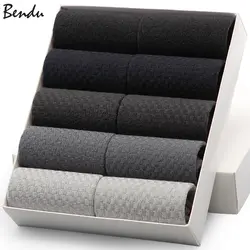 2019 Bendu бренд гарантия для мужчин бамбуковые носки 10 пар/лот Brethable антибактериальный дезодорант высокое качество мужской носок