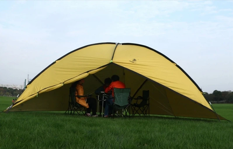 5-8 человек большой размер открытый палатки кемпинга, 480x480x480cm водонепроницаемый палатки для кемпинга, 4.6 кг, три стороны укрытия 