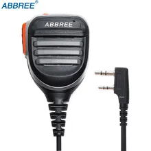 ABBREE непромокаемые динамик микрофон для baofeng DMR цифровой двухканальные рации DM-1701 DM-860 портативный радио