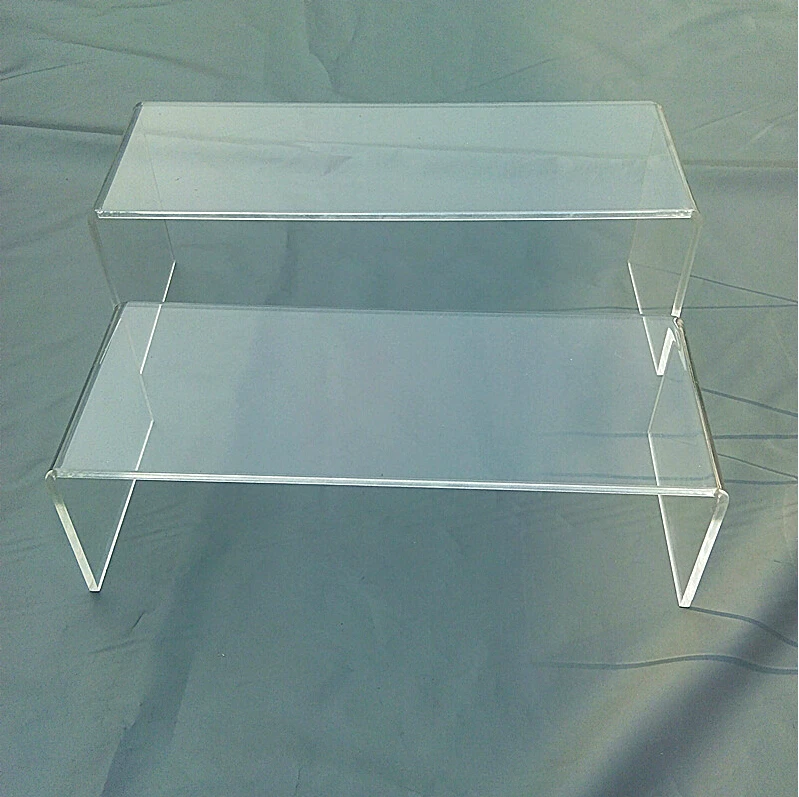 Free Shipping Clear Acrylic Shoe Display Rack Woman Shoe Stand Holder