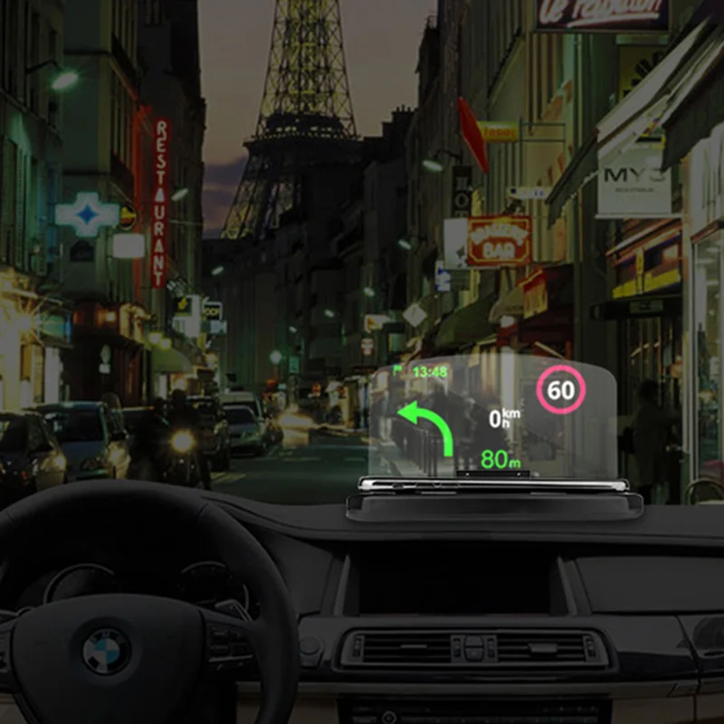 Новый держатель для автомобильного зарядного устройства HUD Head Up дисплей
