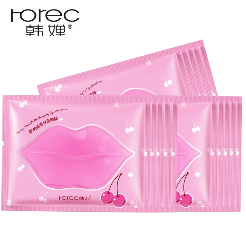 

Professional 2/5/10/20pcs Women Lip Care Mask Cherry Moisturize Lip Mask Dilute Lips Lines Moisturize Lips Care