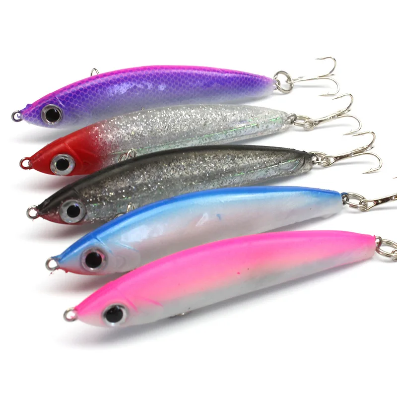 

Long Shot Soft Simulation Lures 8.5cm/14g PVC Alloy Bait Colorful Carp Artificial Bait 1Pcs Fishing Lures Fishing Tackle