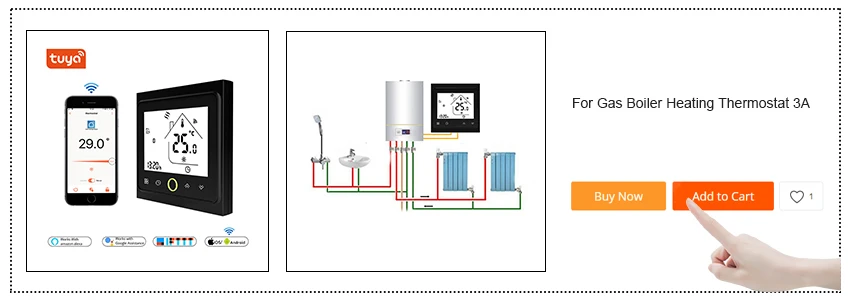 Wi Fi умный термостат температура управление Лер для 3A газовый котел с Alexa Google дома терморегулятор теплой комнаты