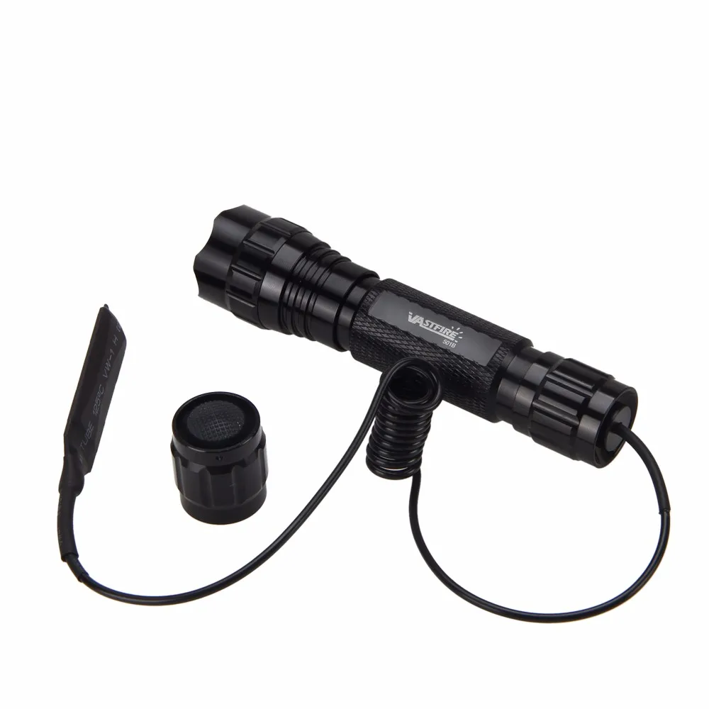 Охотничий фонарь светодиодный тактический фонарь + пульт дистанционного давления + аккумулятор 18650 + крепление + зарядное устройство