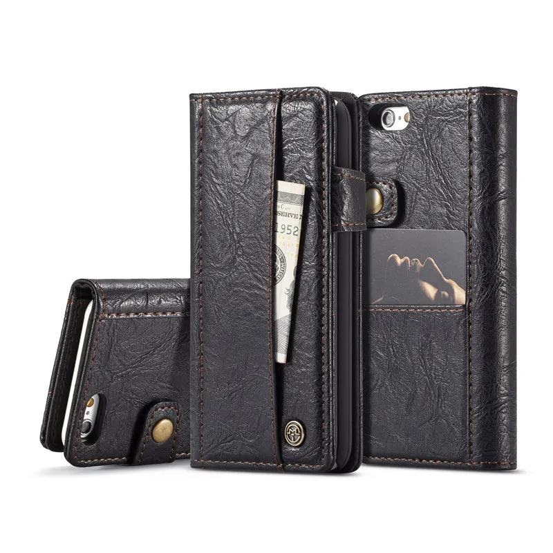 

Wallet Leather Cases For iPhone 6 S 7 8 Plus X XS Max XR Flip Case Book Case etui For Apple iPhone 6S Plus Case Flip 7Plus 8Plus