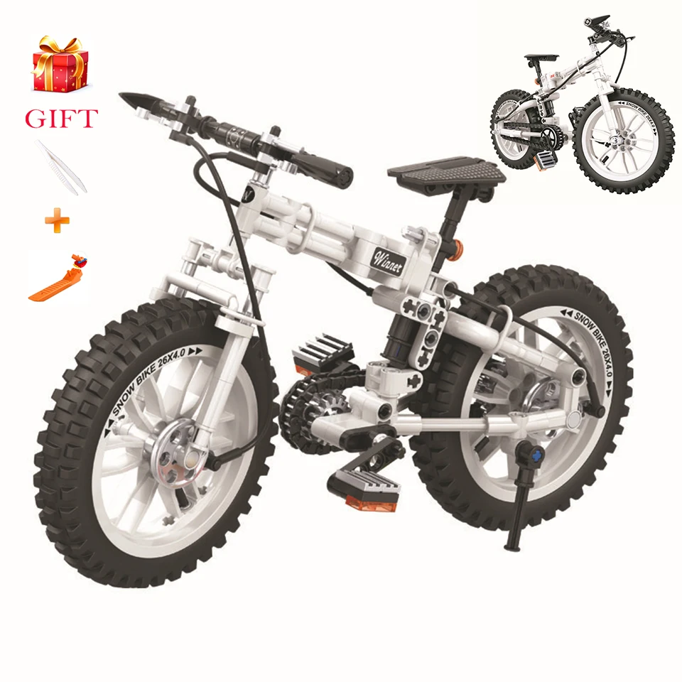 Legoed Technic Off-road Mountain Bike City Model Building Blocks Educational Funny Children Brick Kid Toys Gifts