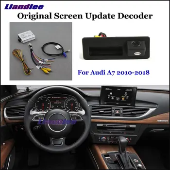 

Liandlee Car Original Screen Update System For Audi A7 2010-2018 Rear Reverse Parking Camera Digital Decoder Display Plus