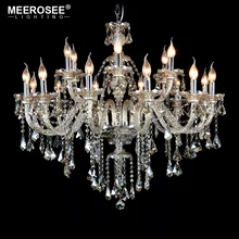 New Arrival Cognac Glass Crystal Chandelier Lamp Style of Palace Cristal Pendelleuchte with 8 Lights MD3148