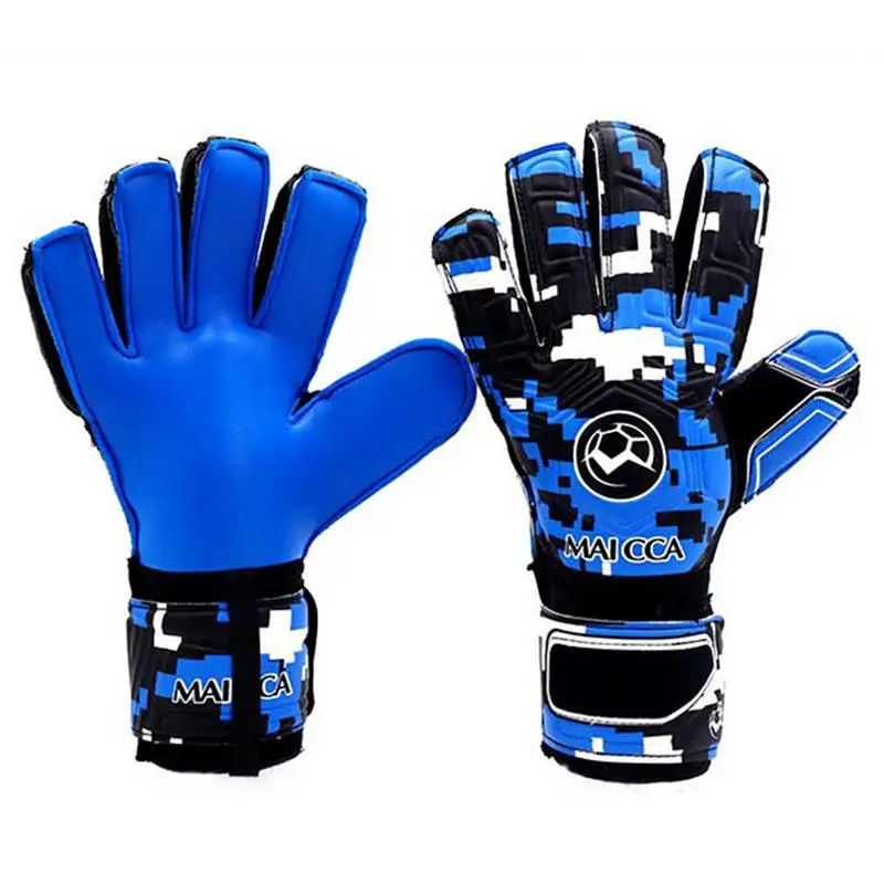 Футбольные вратарские перчатки высокого качества, взрослые вратарские перчатки, спортивные Нескользящие латексные вратарские перчатки, оксерские тренировочные футбольные перчатки - Цвет: 10