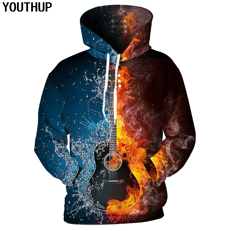 Толстовка YOUTHUP для мужчин/женщин с 3d принтом толстовка капюшоном в стиле хип хоп