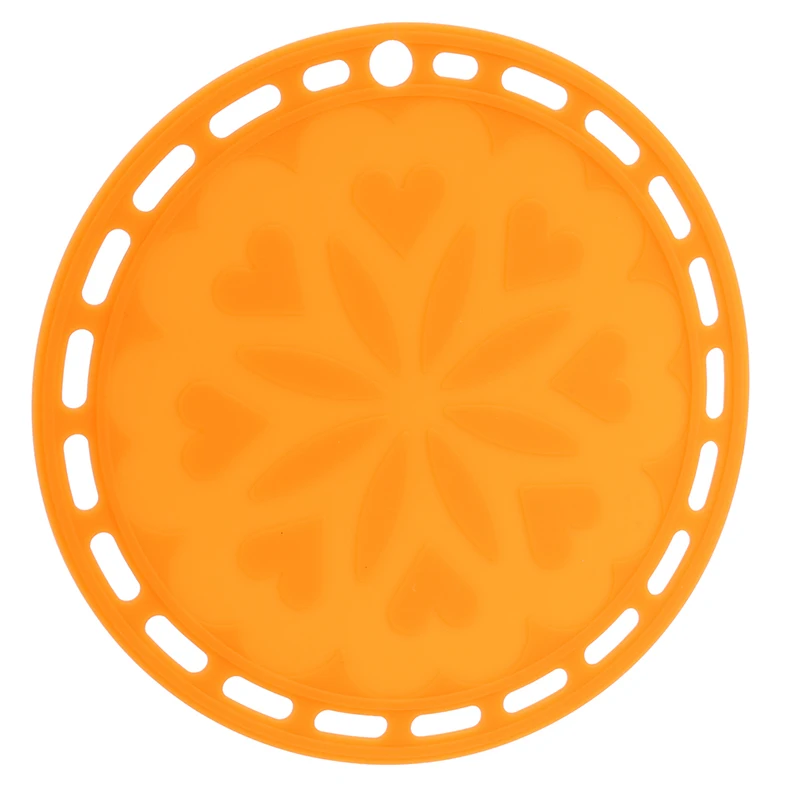 Orange Силиконовый изоляционный коврик, Противоскользящий коврик для запекания, кухонные аксессуары, украшения для дома, кухонные принадлежности гаджет - Цвет: Orange