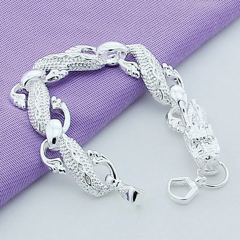 Buy 925 Silver Bracelets Jewelry Fashion Silver Chain