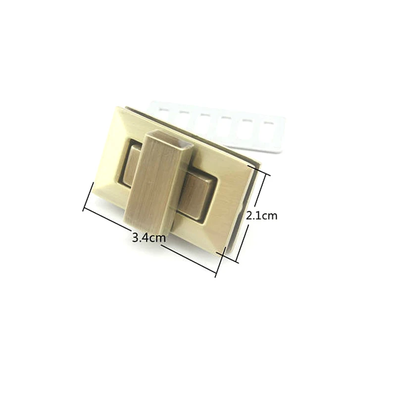 

Purse Twist lock turn lock Light Gold / gunmetal / nickel / Anti bronze 2.1cm x 3.4cm