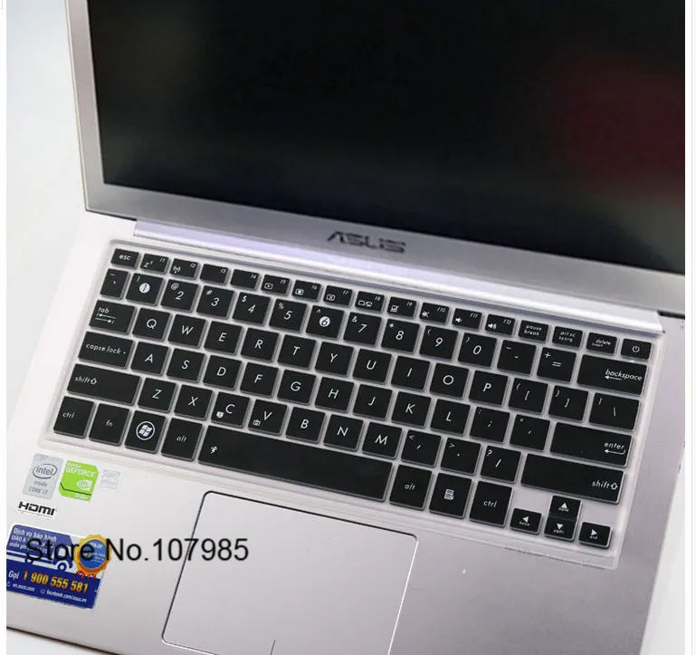 14 дюймов чехол для клавиатуры ноутбука протектор кожи для ASUS ZenBook UX430UA UX430/VivoBook флип TP401CA ультратонкий ноутбук 14'' - Цвет: Black