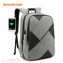 2018 New Style Patchwork USB Charging Backpack For Women Men 15.6 Inch laptop Backpacks Black Bagpack SchooL Bag Travel Mochilas 2018 New Style Patchwork USB Charging Backpack For Women Men 15.6 Inch laptop Backpacks Black Bagpack SchooL Bag Travel Mochilas