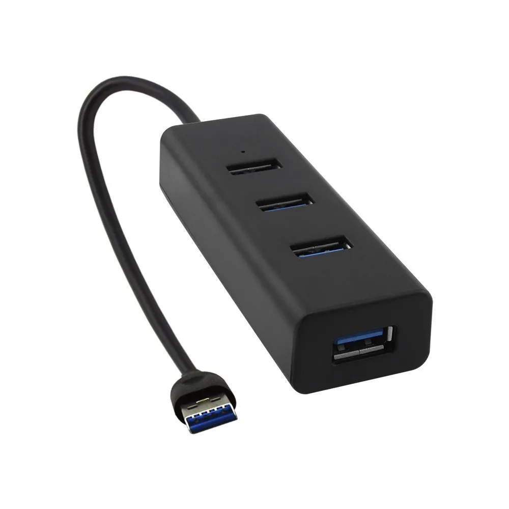CHUYI Usb 3.0 Hub 4 Port High Speed Usb3.0 Splitter Adapter Dc 5v / 2a Power Source Port For Pc Mobile Phone Accessories