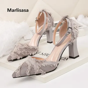 

Marlisasa Women Sweet Comfortable Black High Heel Pumps Lady Cute Pink Pointed Toe High Heel Shoes Mujer Tacones Altos F3294