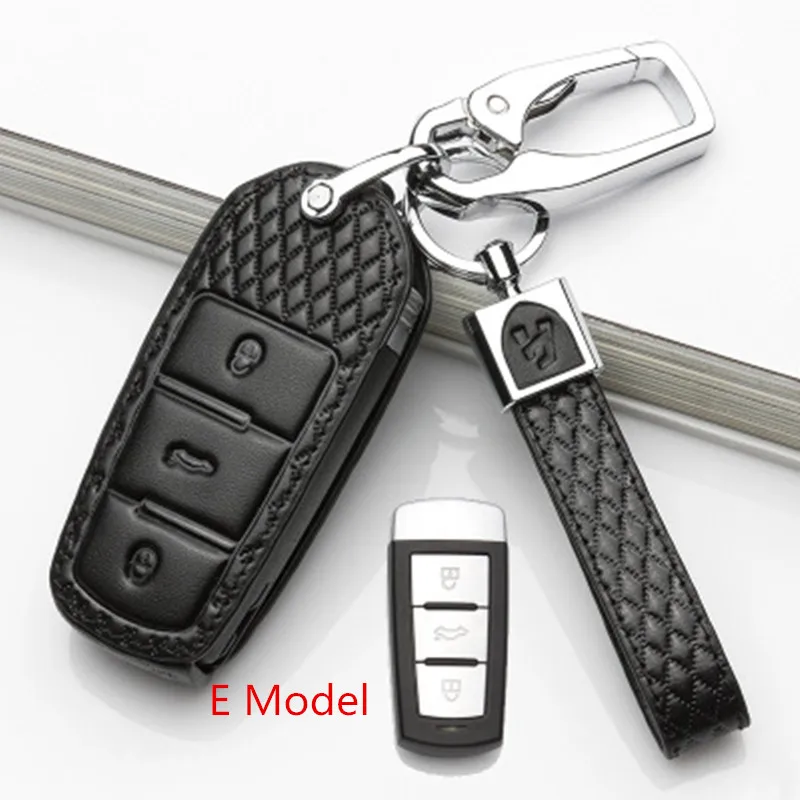 Чехол для ключей из натуральной кожи Volkswagen polo passat golf 5 6 tiguan Gol CrossFox Plus Eos Scirocco