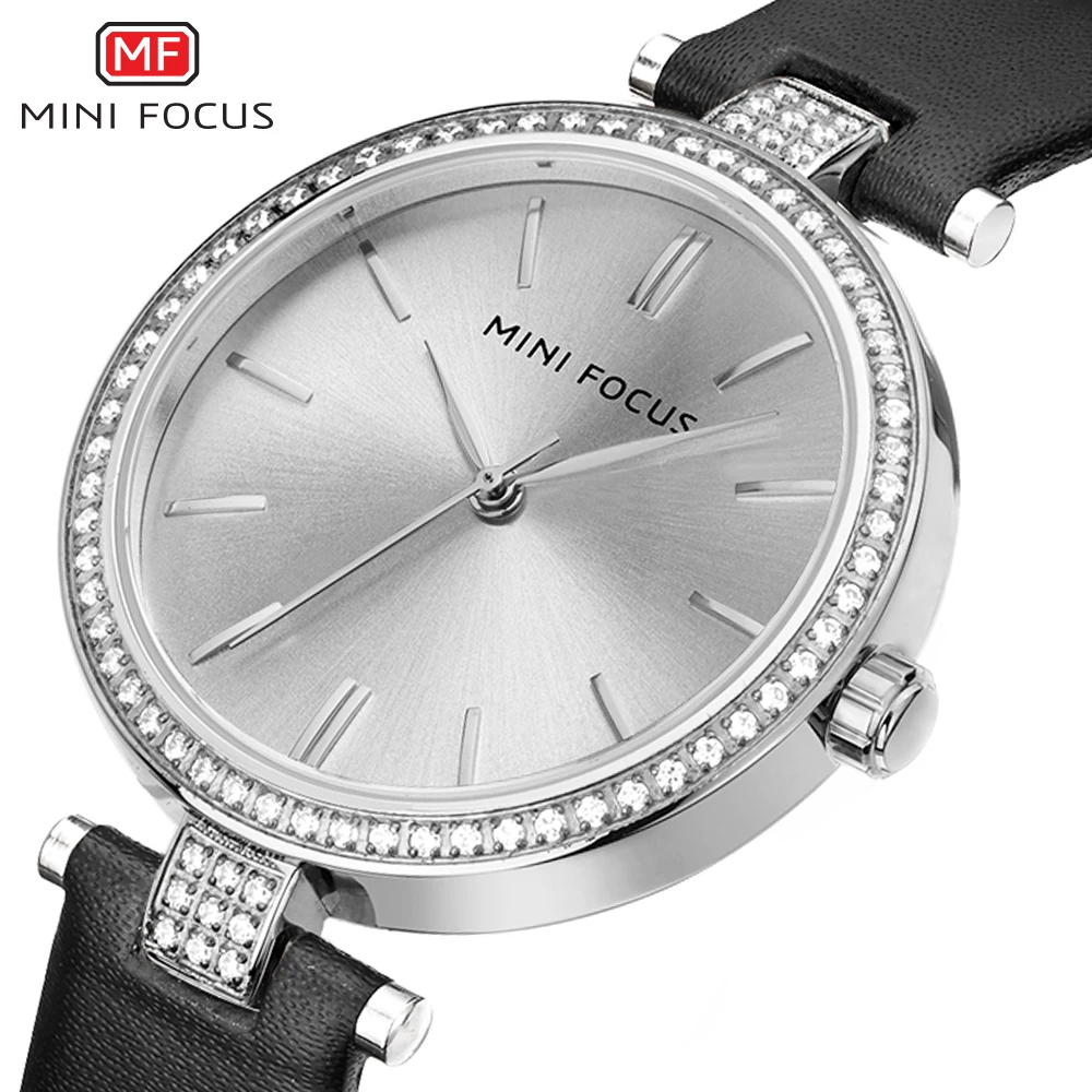MINIFOCUS Ladies Watches Women Fashion Casual Watch Woman Leather