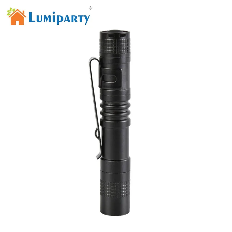 

LumiParty Mini LED Flashlight Ultra Bright Handy Penlight Torch Pocket Portable Lantern AAA batteries(Not Included) For Camping