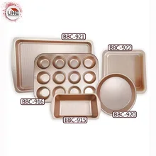 UKE 5 шт. антипригарное покрытие форма для мини-батона Набор форм для выпечки инструменты для украшения торта и формы