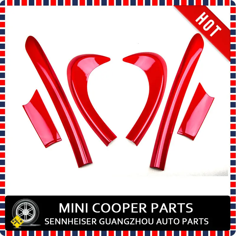 Новые мини купер Красного Цвета ABS Материал защитой от ультрафиолетового излучения мини Рэй Стиль двери комплект для Mini Cooper S F56(6 шт./компл