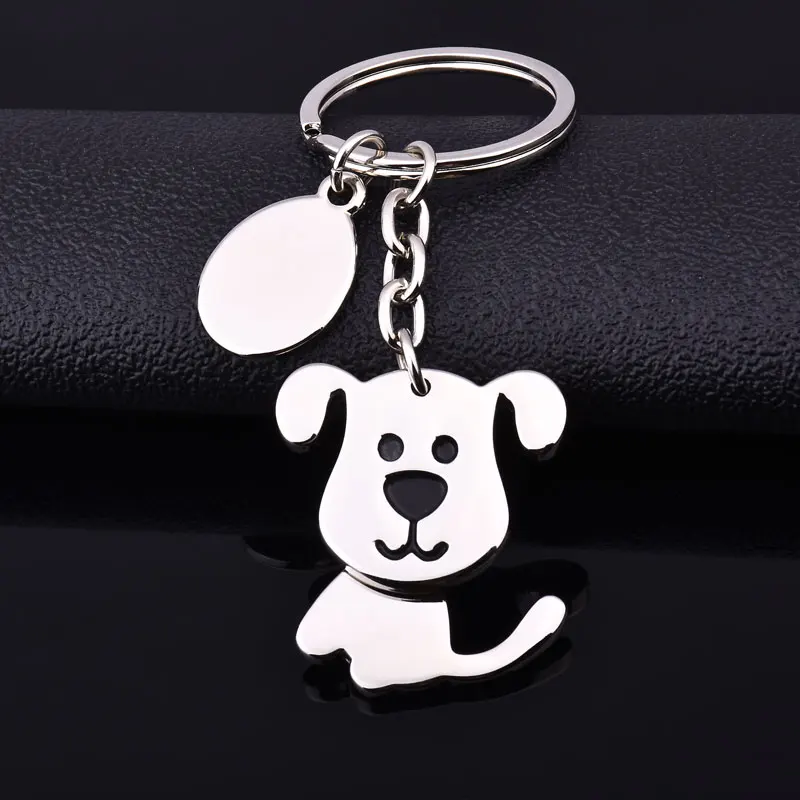 

dog keychain cute key ring for women puppy key chain key holder high quality portachiavi chaveiro llaveros hombre bag charm