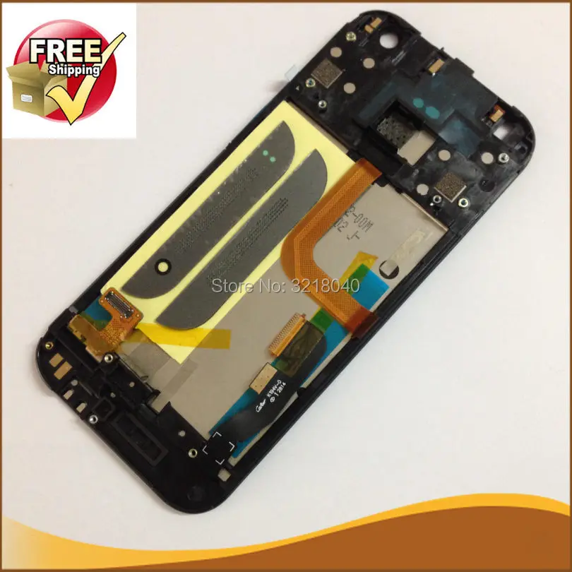 

1pcs Have Mobile Check Black Gold Whtie Color Frame LCD Display For HTC One Mini 2 M8 Mini One 2 Touch Screen Assembly Free Ship