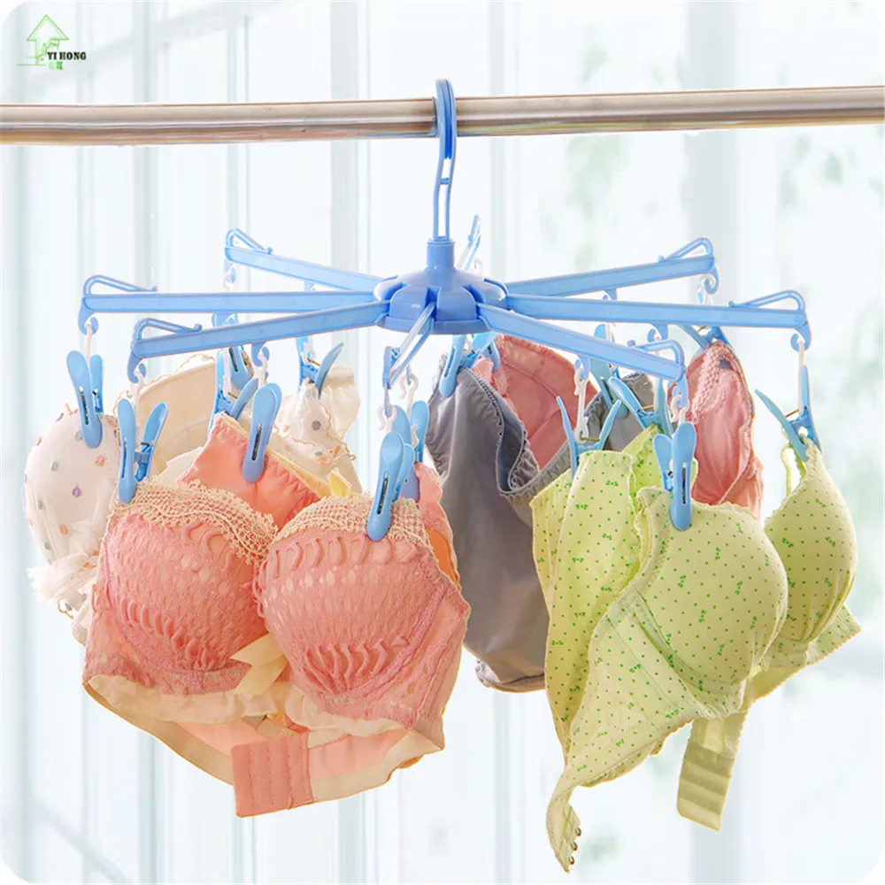 YIHONG The Folding Clothes Hanger Can Be Folded Clothes Hanging Peg