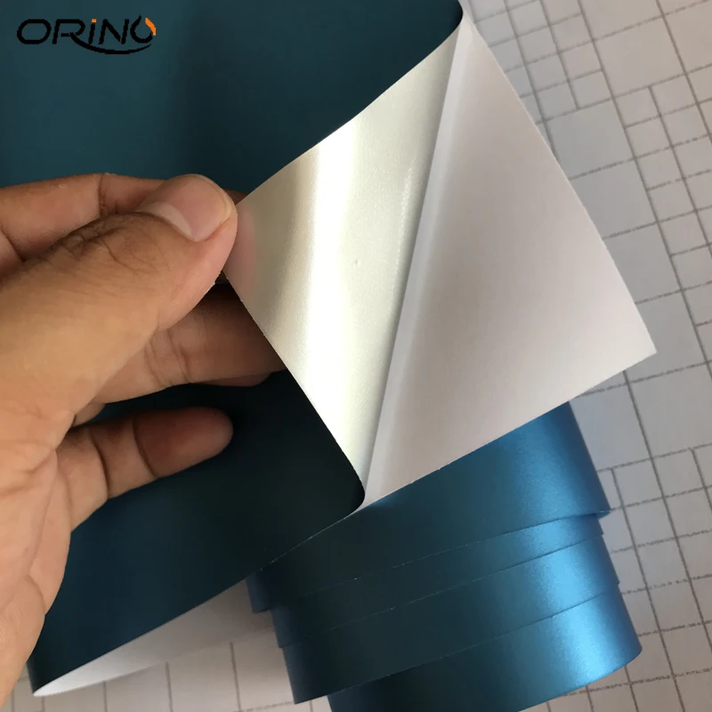 Ligth Blue Metallic Chrome Vinyl Film-6