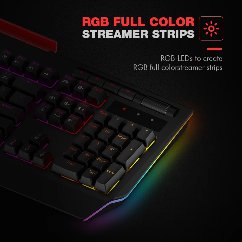  HAVIT Mechanical Keyboard USB Wired 104 Keys Blue Switch Gaming Keyboard Multifunctional Full Color