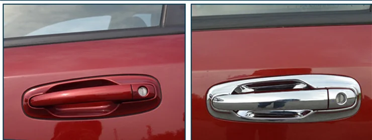 FUNDUOO крышка ручки двери для Chevrolet Lacetti / Optra Estate Nubira 2004 2005 2006 2007 2008 2009 Chrome чаша