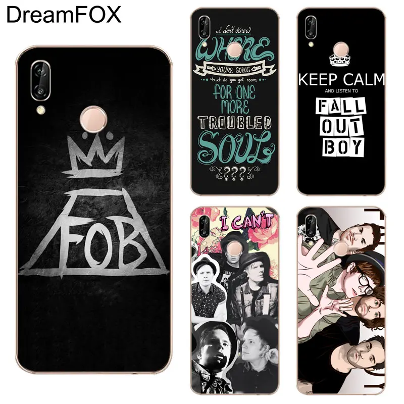 DREAMFOX K085 fall out boy Soft TPU Silicone Case Cover For Huawei Honor 6A 6C 7X 9 10 P20 Lite Pro P Smart |