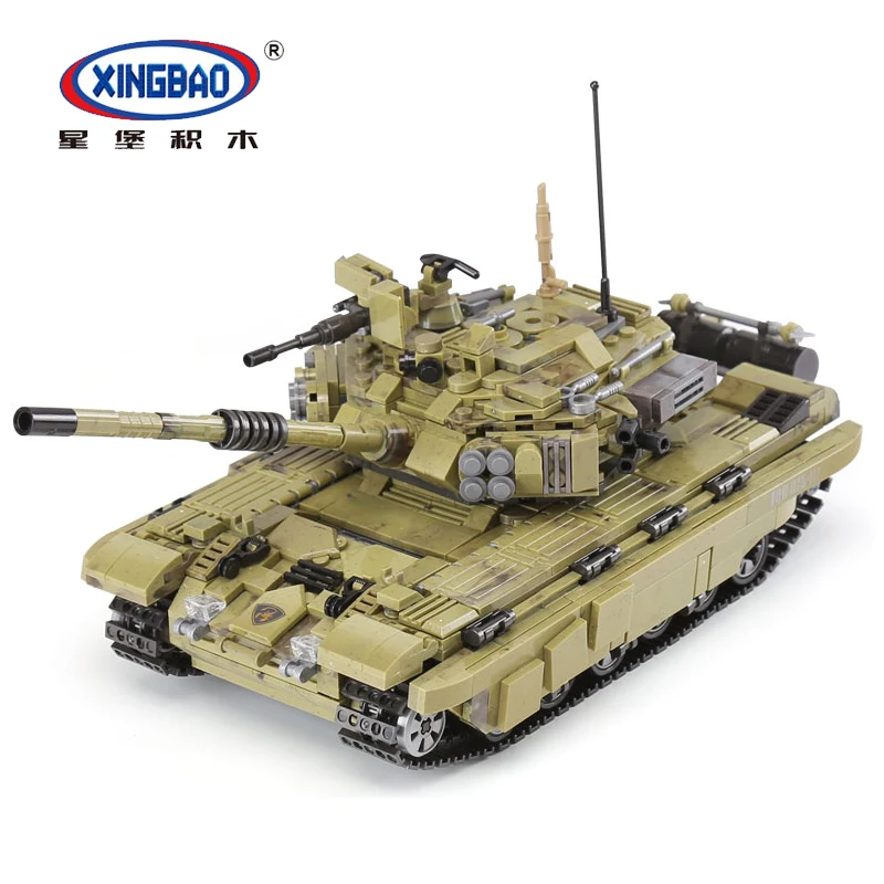 

New XINGBAO 06015 Technic Military World War Tank the Scorpio Tiger Tank Set DIY Building Blocks Brick Toy Educational Christmas
