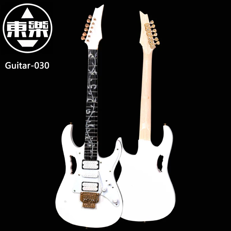 

Wooden Handcrafted Miniature Guitar Model guitar-030 Guitar Display with Case and Stand (Not Actual Guitar! for Display Only!)
