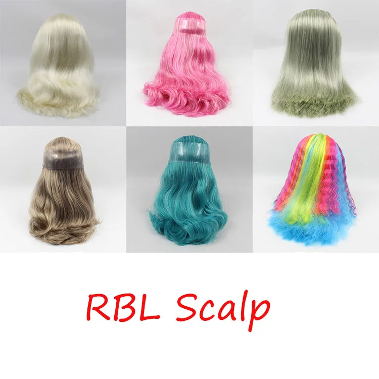

RBL Blyth Doll Scalp dome Wig with bangs or not 1/6 toy gift
