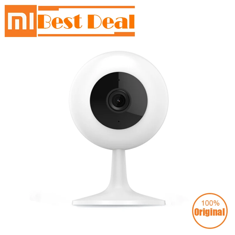 

Original Xiaomi Mijia Xiaobai IP Camera 720P Wifi P2P Two-way audio Mi Home Security Camera SD Card Slot Night Vision Web Camera
