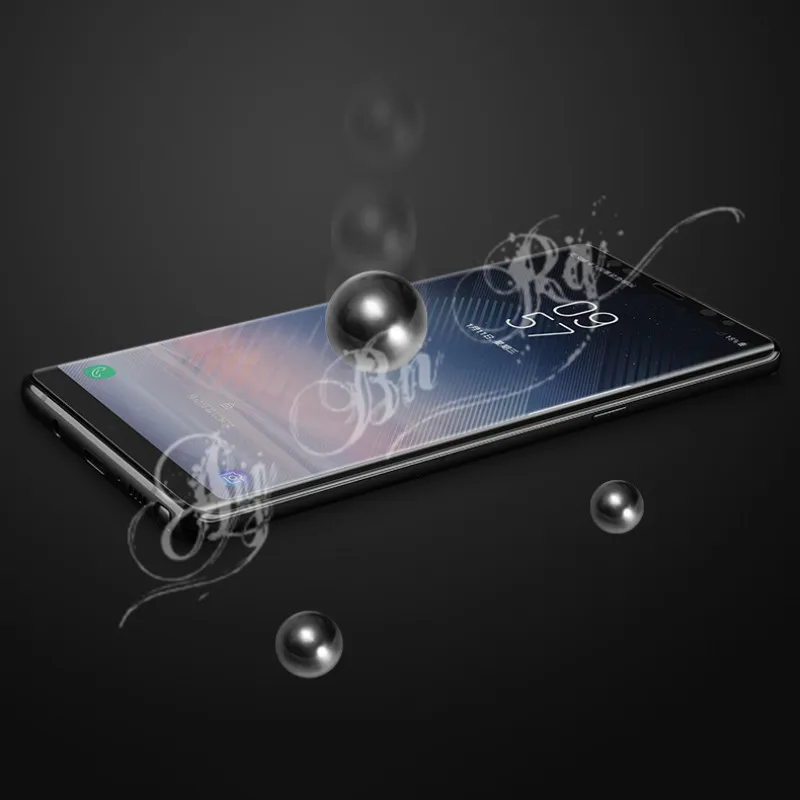 3D закаленное стекло полное покрытие экрана протектор для samsung Galaxy S10 Plus S10e Note 9 8 S8 S9 цвет черный синий серебристый