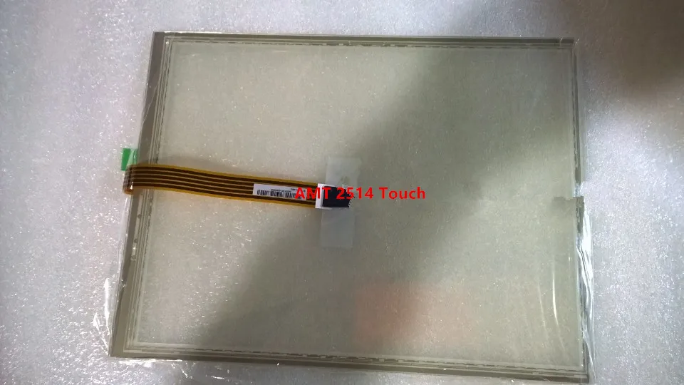 Taiwan original AMT 2514 industrial touch screen 5 wire resistance AMT2514 machines Industrial Medical equipment touch screen