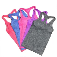 Модные женские туфли с круглым вырезом жилет камзол Повседневное бак Майки стрейч женские узкие пикантные Топы дышащая спортивная жилет