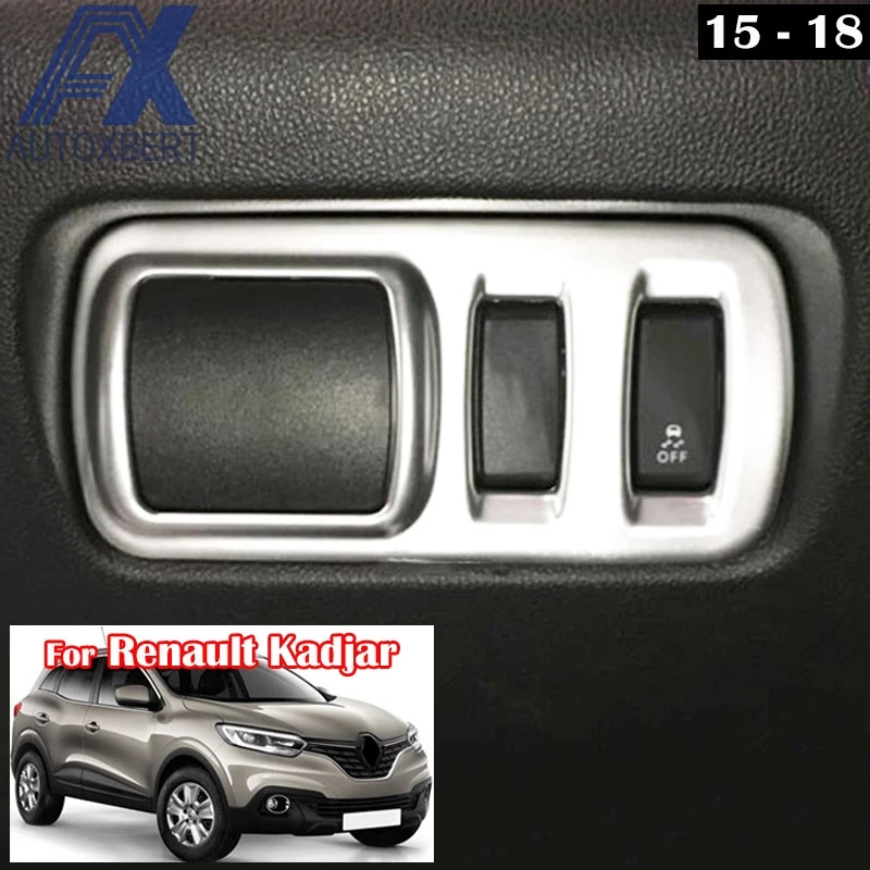 Накладка на переднюю панель AX Chrome для Renault Kadjar 2018 2017 2016 2015|Хромирование| |