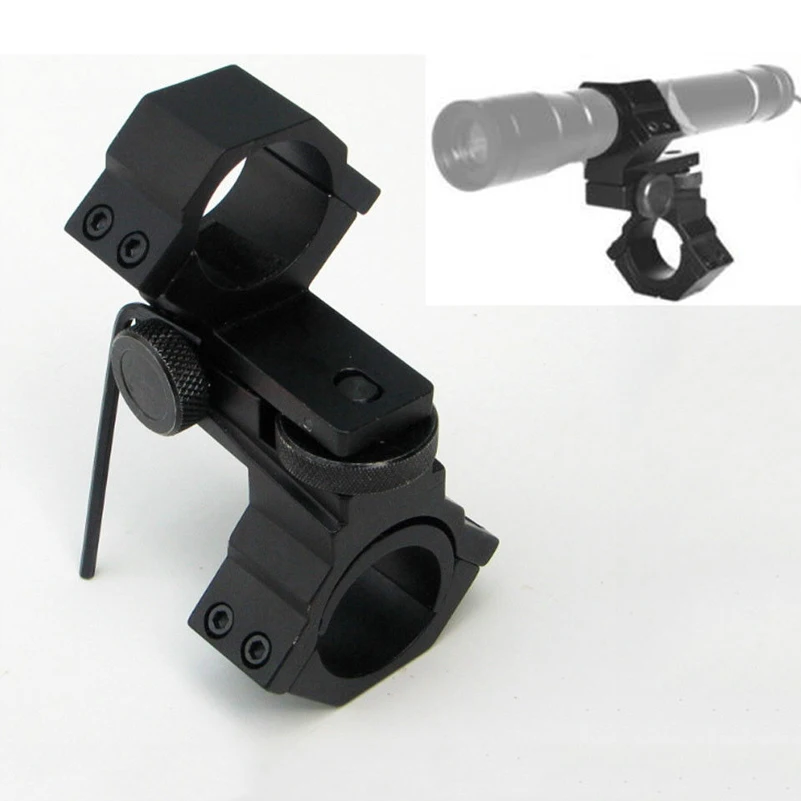 2 Yönlü Kullanım Metal 25.4mm/30mm Çap Çift Zil Kapsam Dağı Ayarlanabilir Yükseklik Windage/Torch/görüş ücretsiz Nakliye K