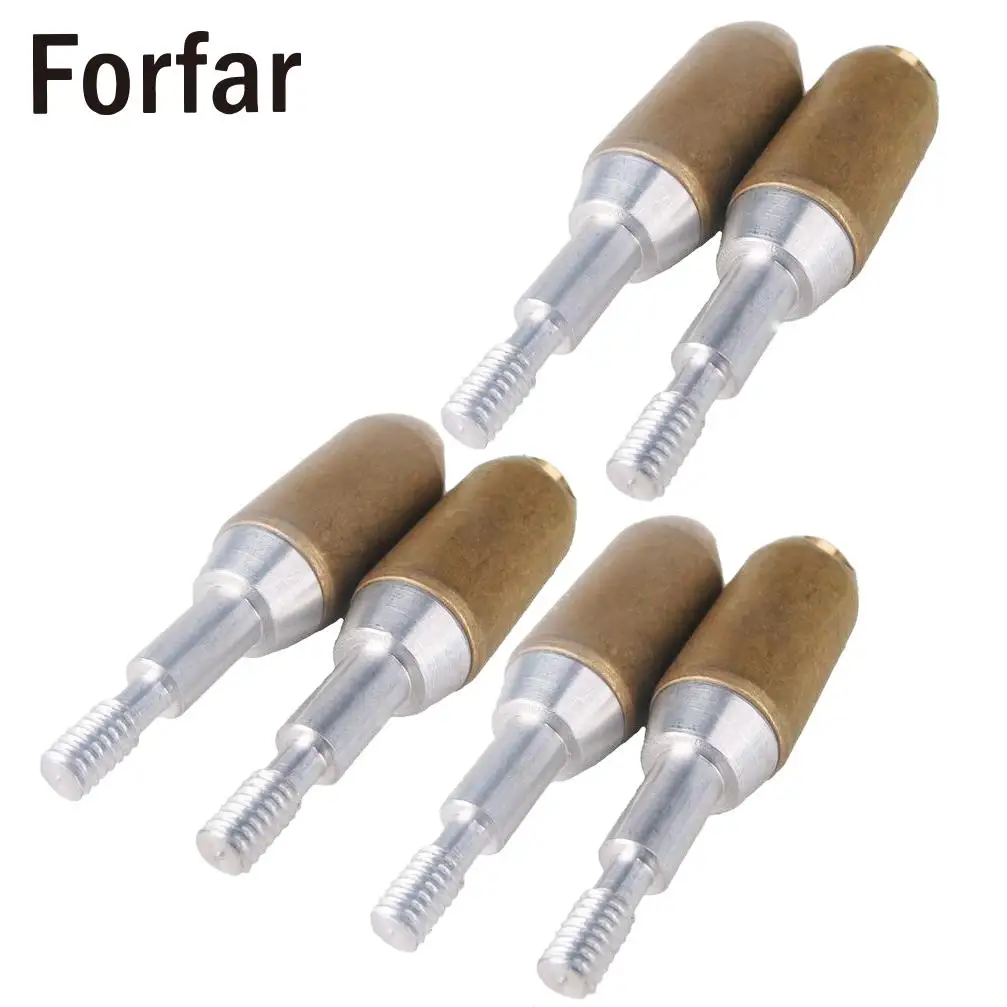 

Forfar 6Pcs Whistle Copper Broadhead Arrowhead Screw Hunting Arrow Field Hunting Arrow heads