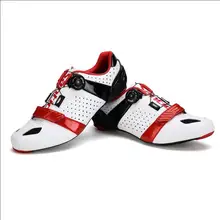 Santic Road Cycling Shoes Ultralight Carbon Fiber Sole Professional Road Bicycle Shoes Auto Lock Bike Shoes