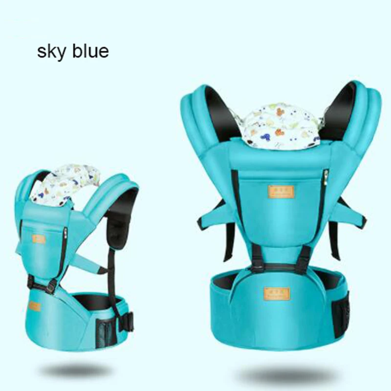 

3 uses baby carrier hip seat sling backpacks infant kids multi-function kangaroo suspenders four season waist stool with hat