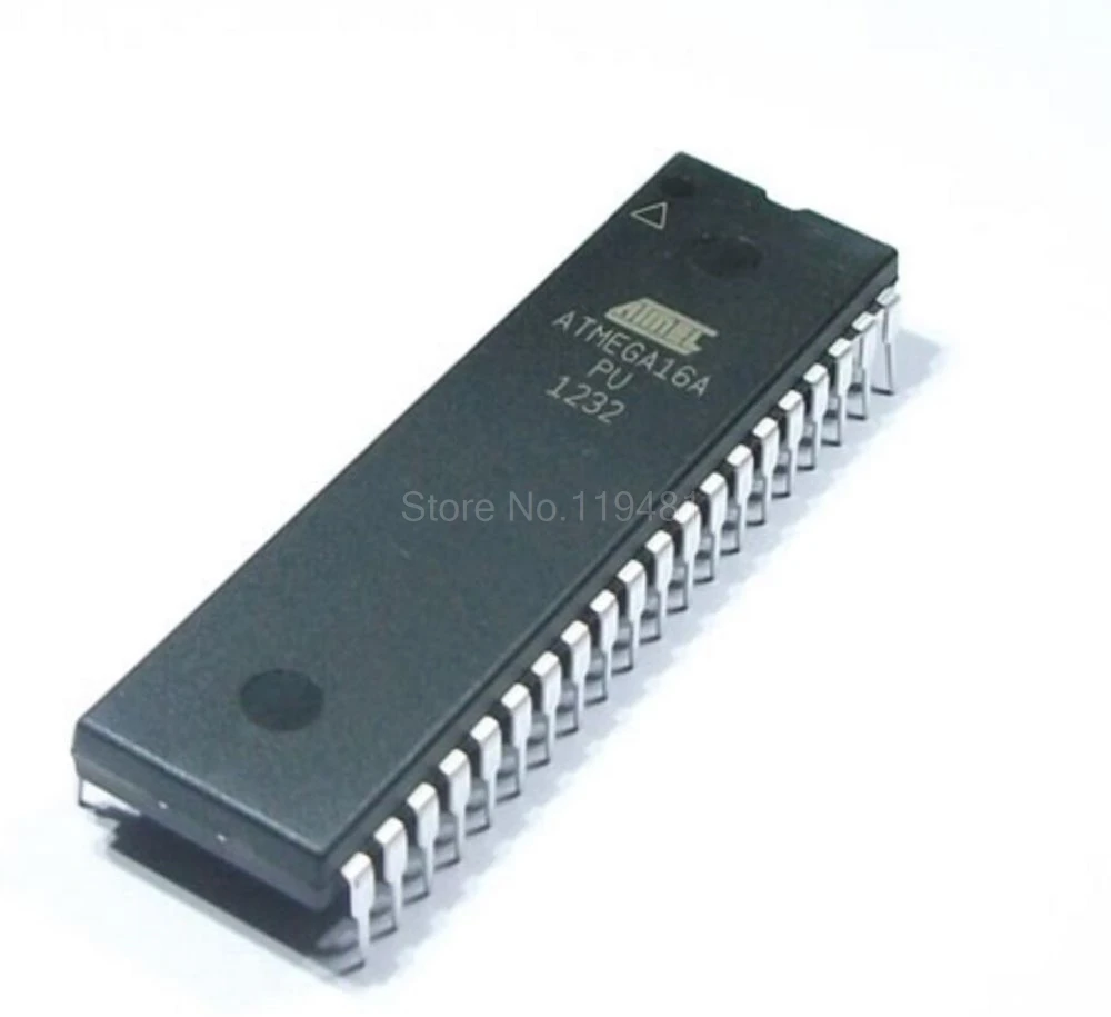 

ATMEGA16A DIP40 MCU 8-Bit ATmega AVR RISC 16KB Flash 3.3V/5V 40-Pin PDIP ATMEGA16A-PU