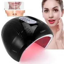 Массажер 3 вида 7-Цвет устройство фотодинамической терапии аппарат для удаления акне уход за кожей лица светодиодный свет терапия по омоложению кожи массаж