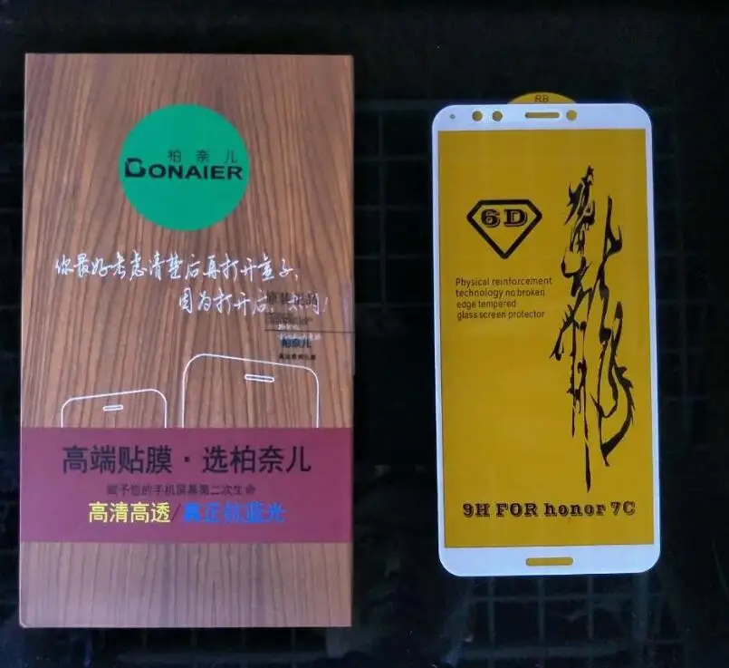 Bonaier for Huawei Y7 2018 Tempered Glass Y7Prime Screen Protector 2.5D 9h Protective Prime | Мобильные телефоны и