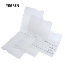 50 pieces Microscope Slides Box Holds 1 or 2 or 3 or 5 pieces Slides Plastic Mailers Box Slide Storage